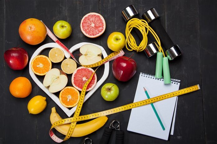 The right food and exercise are the keys to rapid weight loss